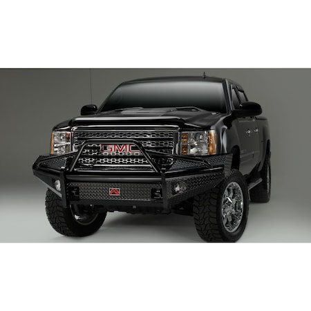 Fab Fours 20-C SIERRA 2500/3500 BLACK STEEL FRONT BUMPER W/ FULL GRILL GUARD GM20-S5060-1
